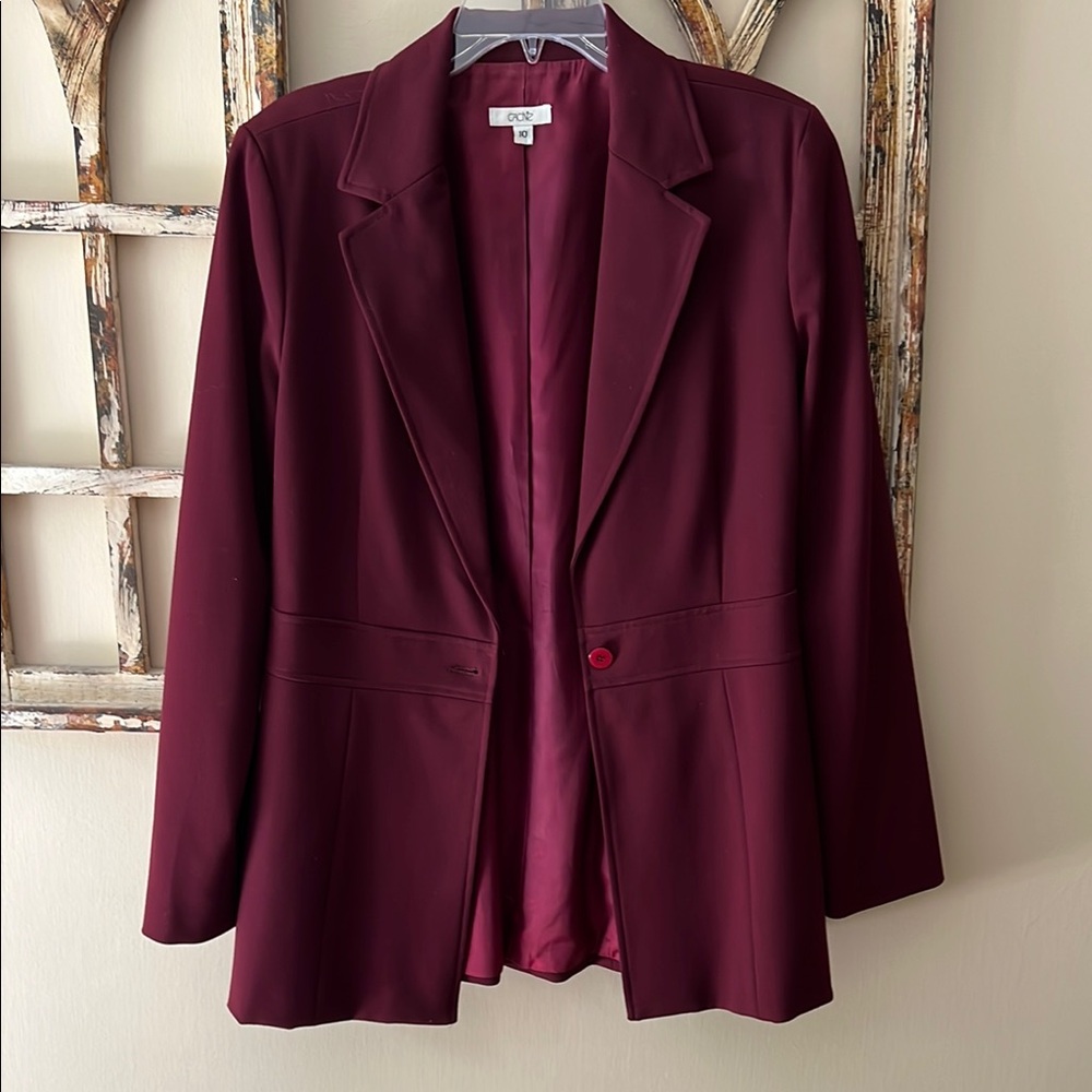 Cache Red Sport Coat Blazer